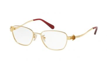Image of Coach HC5086 Eyeglass Frames 9297-50 - Light Gold/Burgundy Frame