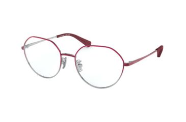 Image of Coach HC5106 Eyeglass Frames 9341-52 - Burgundy/Shiny Silver/Silver