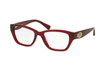 Image of Coach HC6070F Single Vision Prescription Eyeglasses 5029-53 - Burgundy Frame