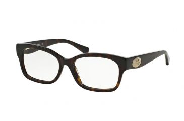 Image of Coach HC6071 Eyeglass Frames 5120-52 - Dark Tortoise Frame