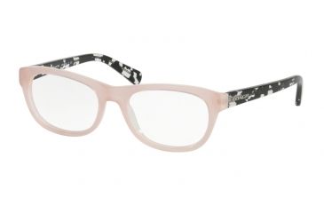 Image of Coach HC6081 Eyeglass Frames 5350-51 - Blush/Black Crystal Mosaic Frame