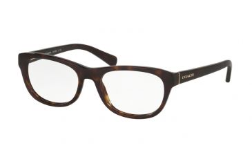 Image of Coach HC6081F Eyeglass Frames 5120-53 - Dark Tortoise Frame
