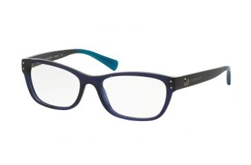 Image of Coach HC6082 Eyeglass Frames 5352-51 - Crystal Navy/Crystal Navy Azure Gradient Frame