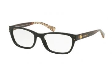 Image of Coach HC6082 Eyeglass Frames 5353-51 - Black/Wild Beast Frame