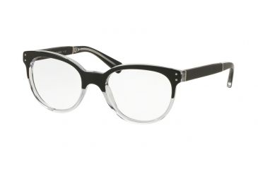 Image of Coach HC6084QF Bifocal Prescription Eyeglasses 5385-52 - Black Crystal/Black Frame