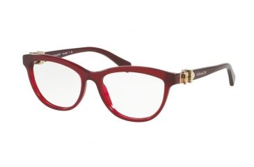 Image of Coach HC6087 Eyeglass Frames 5393-51 - Burgundy Frame