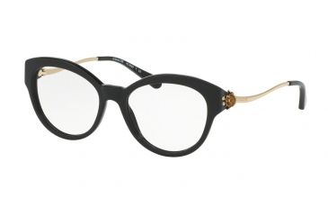 Image of Coach HC6093F Single Vision Prescription Eyeglasses 5308-53 - Black Light Gold Frame