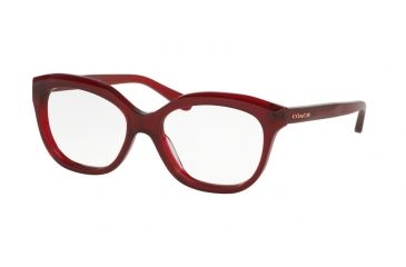 Image of Coach HC6096F Bifocal Prescription Eyeglasses 5029-53 - Burgundy Frame