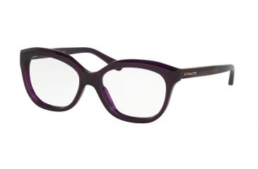 Image of Coach HC6096F Bifocal Prescription Eyeglasses 5249-53 - Deep Purple Frame