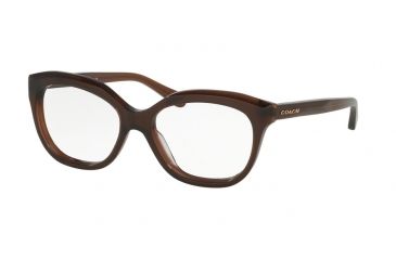 Image of Coach HC6096F Bifocal Prescription Eyeglasses 5430-53 - Dark Brown Frame