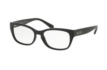 Image of Coach HC6104 Eyeglass Frames 5420-50 - Black/Black Gunmetal Frame
