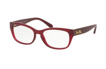 Image of Coach HC6104 Eyeglass Frames 5450-50 - Aubergine Frame