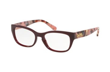 Image of Coach HC6104 Eyeglass Frames 5509-50 - Oxblood Solid Frame