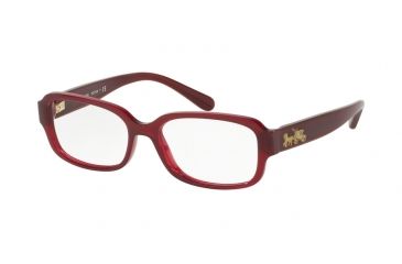 Image of Coach HC6105 Eyeglass Frames 5450-51 - Aubergine Frame