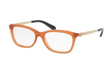Image of Coach HC6114F Eyeglass Frames 5502-53 - Amber Frame, Demo Lenses