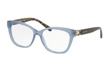 Image of Coach HC6120 Prescription Eyeglasses, 52mm, Milky Blue Denim, HC6120-5521-52-SV