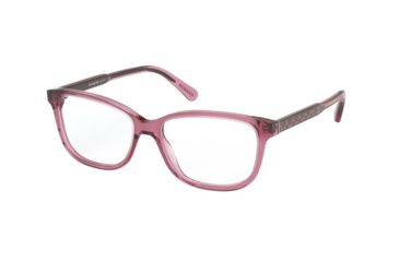 Image of Coach HC6143 Eyeglass Frames 5569-52 - Transparent Mauve