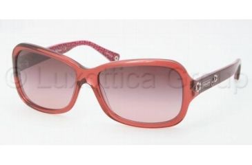 Image of Coach L008 CIARA HC8016 Sunglasses 50328H-5715 - Burgundy Burgundy Gradient