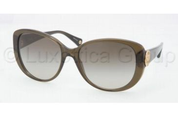 Image of Coach L018 SABRINA HC8014 Sunglasses 50308E-5717 - Dark Olive Green Gradient