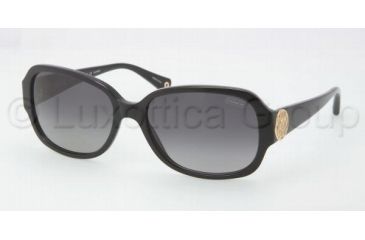 Image of Coach L019 ALLIE HC8015 Sunglasses 5002T3-5817 - Black Polarized Gray Gradient