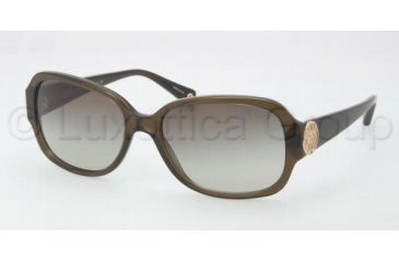 Image of Coach L019 ALLIE HC8015 Sunglasses 50308E-5817 - Dark Olive Green Gradient