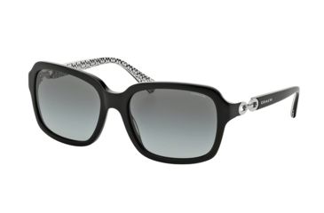 Image of Coach L081 ASHLEY HC8104 Sunglasses 521411-57 - , Grey Gradient Lenses