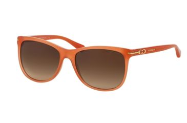 Image of Coach L088 BLAKELY HC8117 Sunglasses 525313-55 - , Brown Gradient Lenses