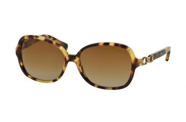 Image of Coach L096 COLE HC8123 Sunglasses 5175T5-56 - Tokyo Tortoise Frame, Brown Gradient Polarized Lenses