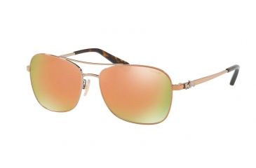 Image of Coach L1014 HC7080 Single Vision Prescription Sunglasses HC7080-9323R5-55 - Lens Diameter 55 mm, Frame Color Rose Gold