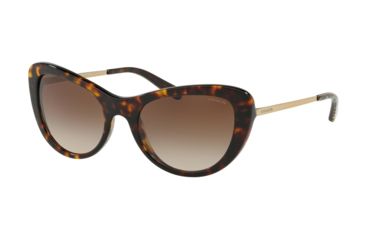 Image of Coach L1039 HC8247 Sunglasses 541713-53 - Dark Tortoise Frame, Smoke Brown Gradient Lenses