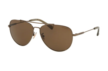 Image of Coach L1053 HC7087 Sunglasses 972773-59 - , Brown Solid Lenses