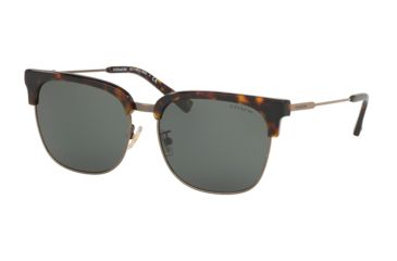 Image of Coach L1094 HC7105 Sunglasses 512071-58 - , Green Solid Lenses