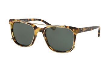 Image of Coach L1657 HC8220 Sunglasses 517171-54 - , Green Solid Lenses