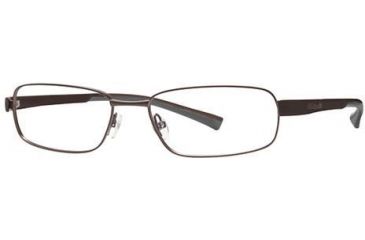 Image of Columbia Big Bend Single Vision Prescription Eyeglasses - Frame Semi Matte Brown/Brown-Tank, Size 58/18mm CBBIGBEND03