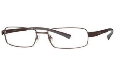 Image of Columbia Big Cypress Eyeglass Frames - Frame Shiny Brown/Brown-Tank, Size 57/18mm CBBIGCYPRESS03