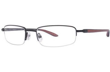 Image of Columbia Cliff Lake 131 Single Vision Prescription Eyeglasses - Frame Black/Red, Size 52/19mm CBCLIFFLAKE13103