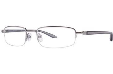 Image of Columbia Cliff Lake 131 Single Vision Prescription Eyeglasses - Frame Brushed Silver/Grey, Size 52/19mm CBCLIFFLAKE13102
