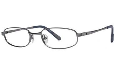 Image of Columbia Grizzly Creek 101 Single Vision Prescription Eyeglasses - Frame Brushed Silver, Size 48/17mm CBGRIZZCREEK10103