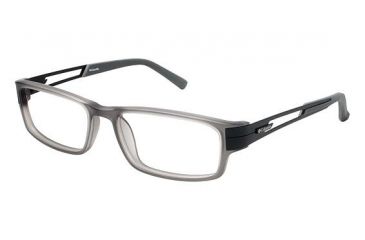 Image of Columbia Kelso Mountain Single Vision Prescription Eyeglasses - Frame GREY/BLACK, Size 53/17mm CBKELSOMT01