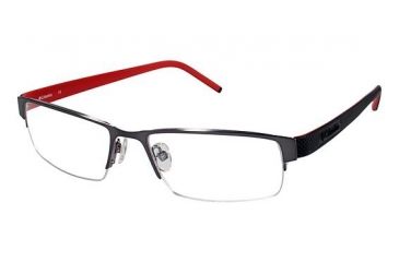 Image of Columbia Steens Mt. Eyeglass Frames - Frame Gun w. Black/Red Temple, Size 52/17mm CBSTEENSMT01