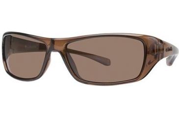 Image of Columbia Thunderstorm Sunglasses - Frame Crystalline Brown, Lens Color Brown, Size 58/13mm CBTHUNDERSTRMPZ502
