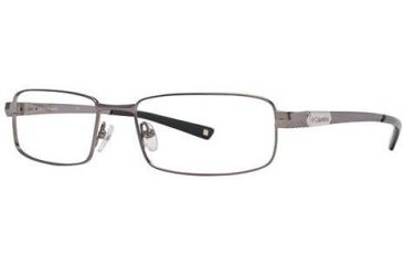 Image of Columbia White River Single Vision Prescription Eyeglasses - Frame Shiny Gunmetal, Size 55/17mm CBWHITERIVER01