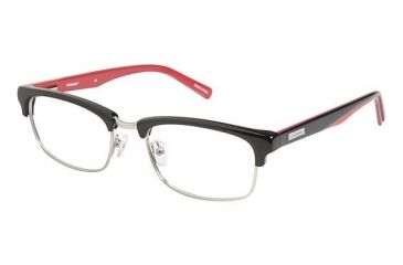 Image of Columbia WILLAMETTE Prescription Eyeglasses - Frame Black/Thunderbird Red, Size 54/19mm CBWILLAMETTE01