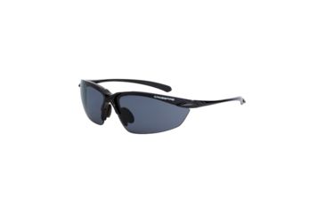 Image of CrossFire Chassis Safety Glasses - Shiny Black/Smoke - Polarized, One Size XFCH-102PC