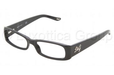 Image of D&amp;G DD1163 Bifocal Eyeglasses Black Frame / 50 mm Prescription Lenses, 501-5015, Select Frame Color / Lens Diameter Black Frame / 50 mm Prescription Lenses