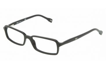 Image of D&amp;G DD1186 Progressive Eyeglasses - Black Demo Lens Frame / 50 mm Prescription Lenses, 501-5016