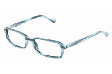 Image of D&amp;G DD1186 Progressive Eyeglasses - Striped Azure Demo Lens Frame / 50 mm Prescription Lenses, 1684-5016