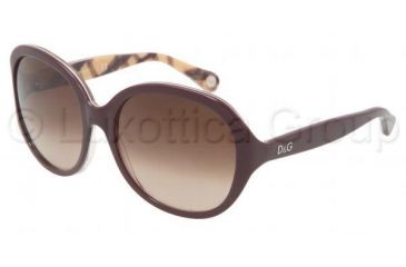 Image of D&amp;G DD 3034 Sunglasses Styles - Violet Frame / Brown Gradient Lenses, 154413-5717