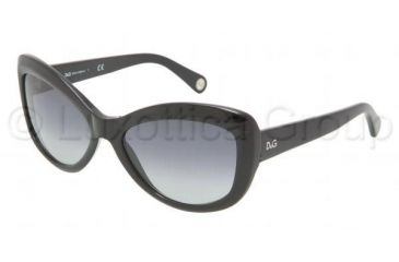 Image of D&amp;G DD 3046 Sunglasses Styles - Black Frame / Gray Gradient Lenses, 501-8G-5617