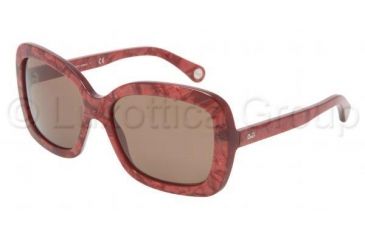 Image of D&amp;G DD 3047 Sunglasses Styles Red Frame / Brown Lenses, 826-73-5616